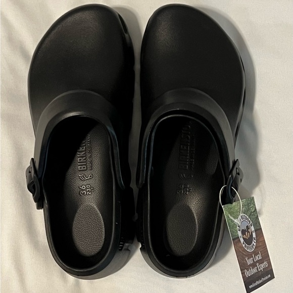 NWT Black Birkenstock Birki Flow Women’s Clogs EVA - Picture 1 of 3
